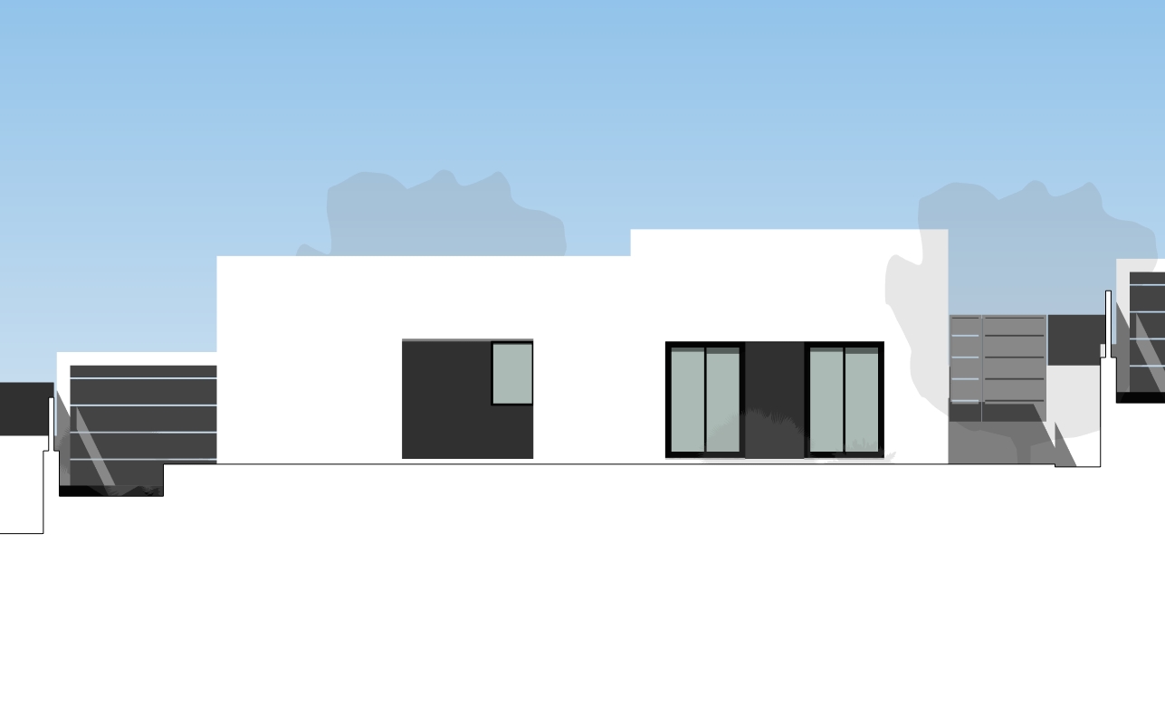 2021-02-09_Torrealquería P8 – Viviendas aisladas y pareadas alzados – Sección – Alzado Este